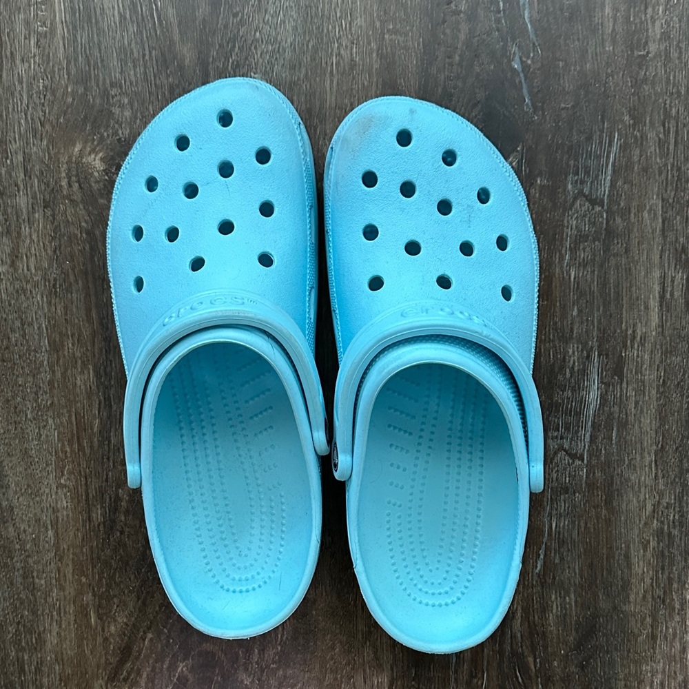 Men's Light Blue Slip-On Crocs